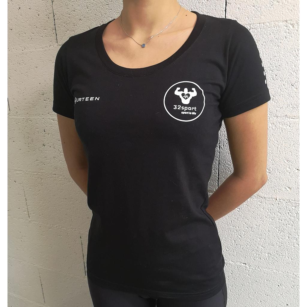 T-shirt noir femme